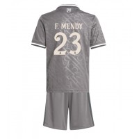 Maglie da calcio Real Madrid Ferland Mendy #23 Terza Maglia Bambino 2024-25 Manica Corta (+ Pantaloni corti)